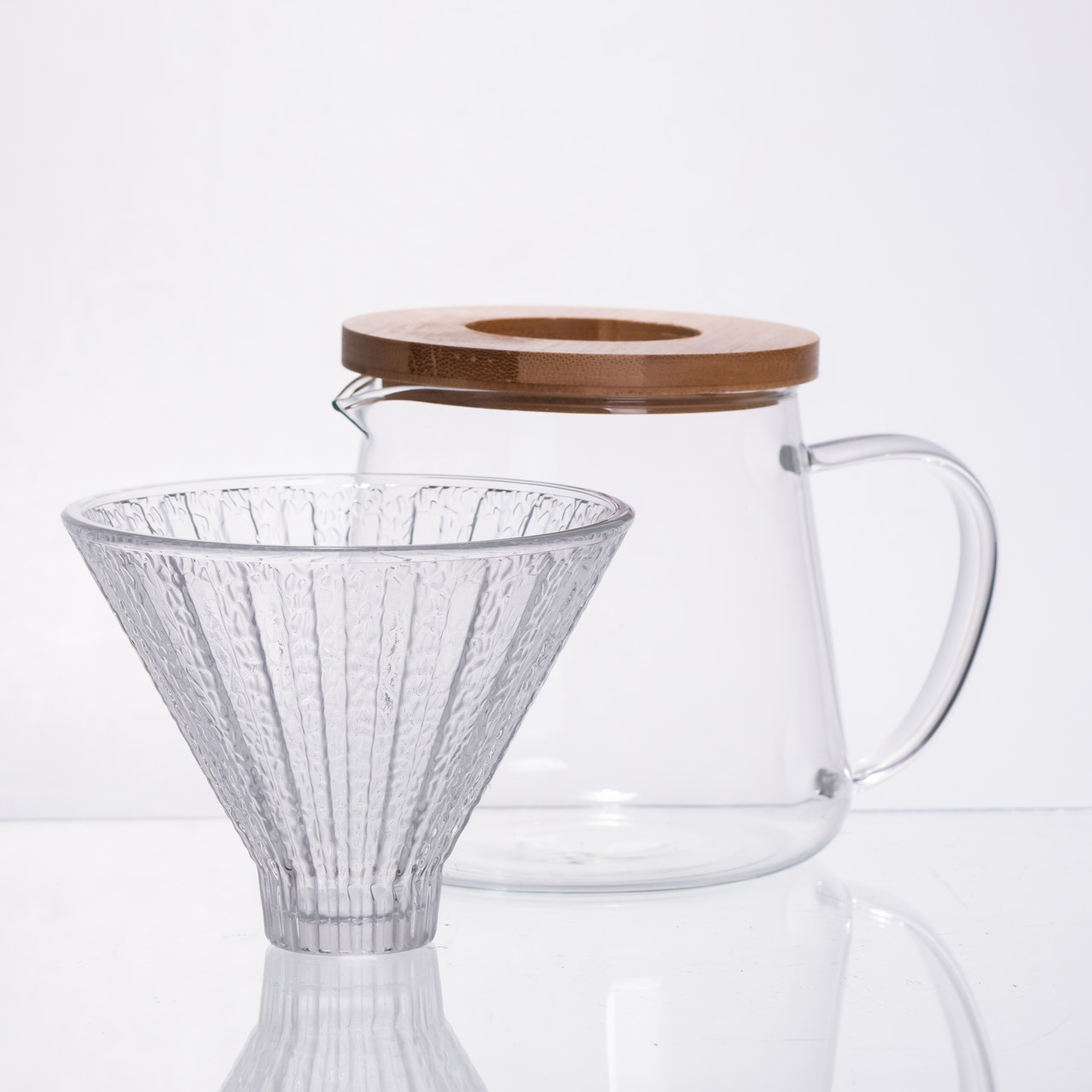 Набір заварювання для кави скляний заварник та пуровер 600 мл 64486-28 - Зображення 2
