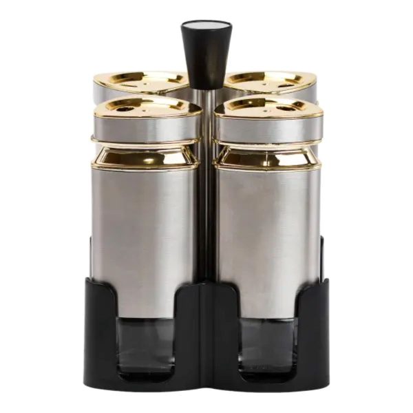 Набір для спецій 4 ємності по 120 мл на підставці HP1324