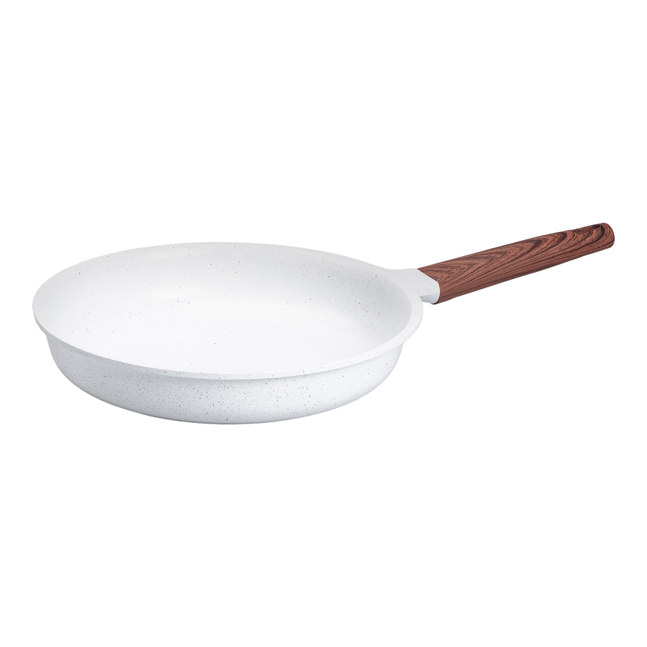 Набір посуду алюміній з товстим дном MGC з лопаткою, ополоником і щіткою білий HP-4-406W - Зображення 5