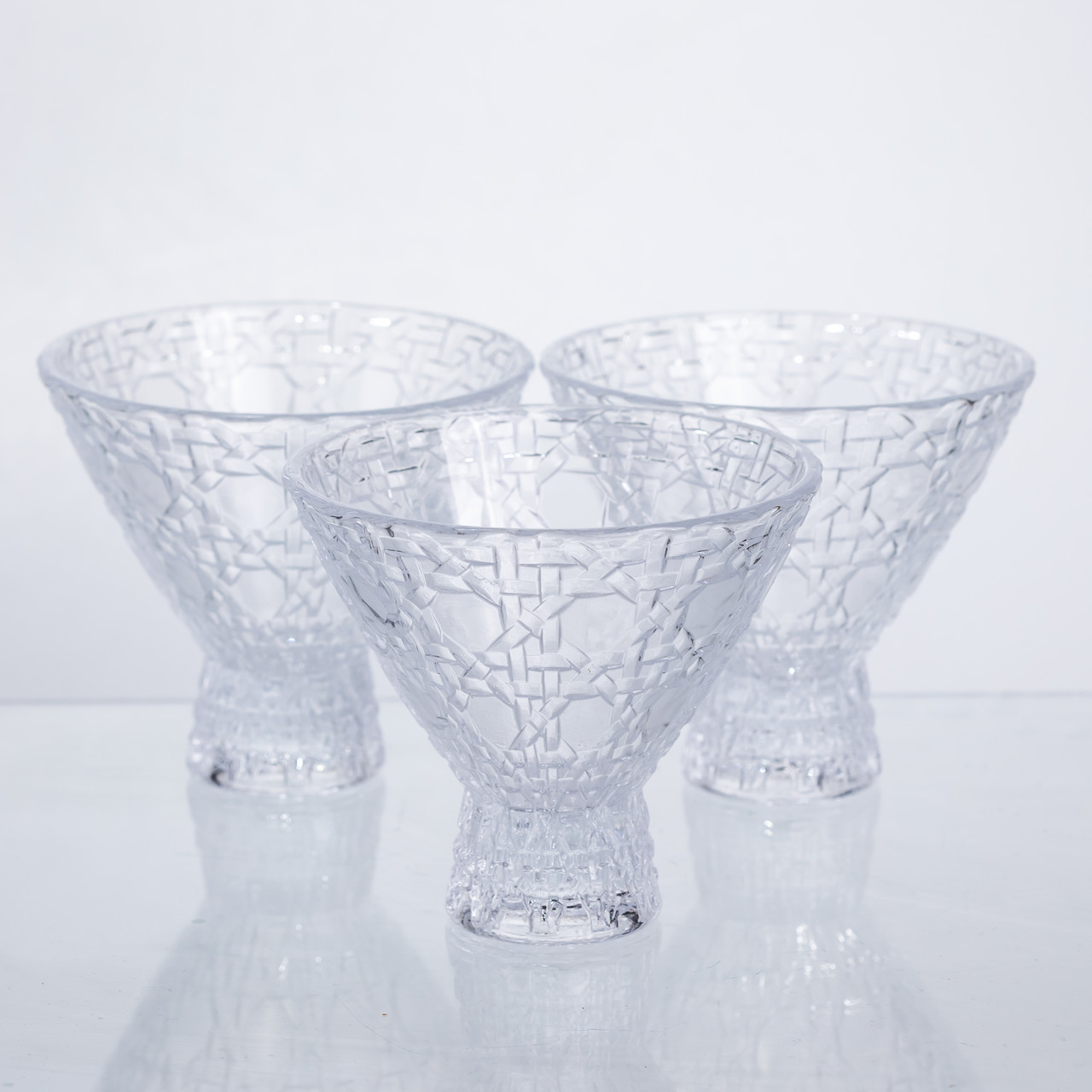 Набір креманок на ніжці 6 шт креманки скляні п 200 мл 64486-21 - Зображення 3