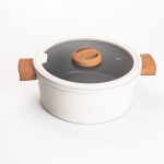 Набір алюмінієвого посуду MGC з антипригарним покриттям 11 предметів білий HP-4-405 - Зображення 6