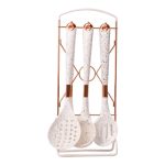 Набір кухонного приладдя на підставці 6 штук кухонні аксесуари Граніт YRUR7 - Зображення 2