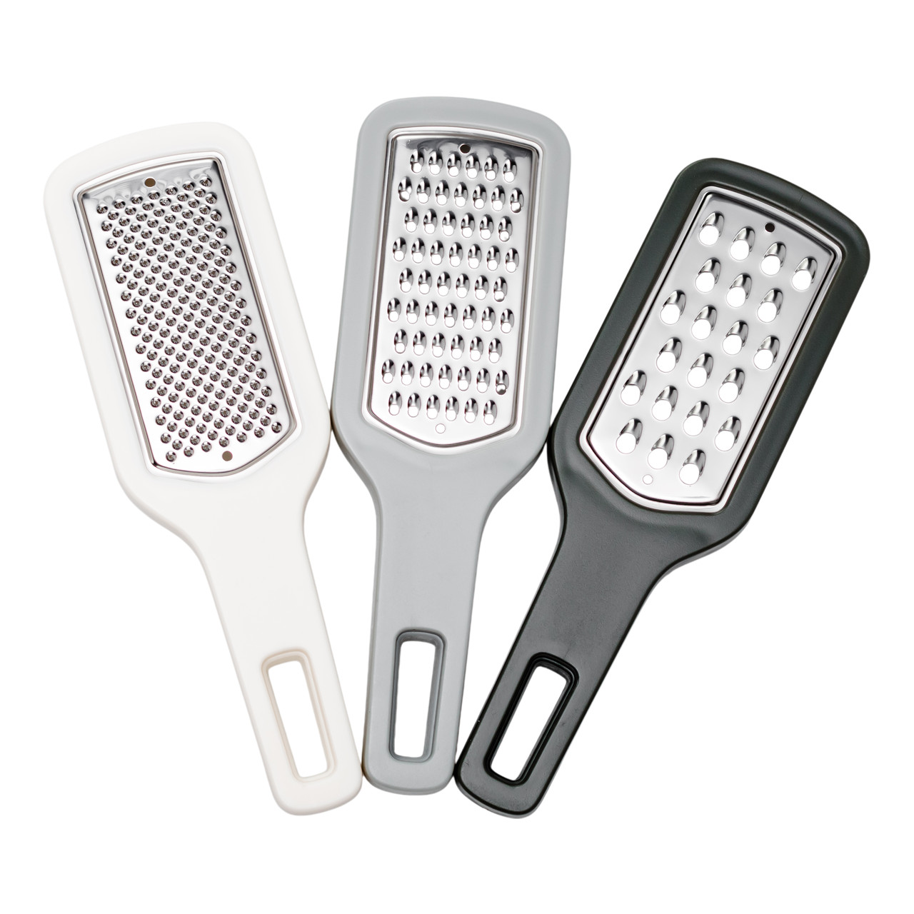 Набір кухонних терток 3 (шт) терки ручні для овочів універсальні з нержавіючої сталі HP-8-60 - Зображення 1