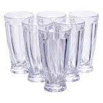 Набір глечик 1 л зі склянками 6 (шт) по 300 мл для напоїв Прозорий HP-19-24 - Зображення 2