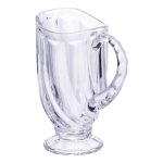 Набір глечик 1 л зі склянками 6 (шт) по 300 мл для напоїв Прозорий HP-19-24 - Зображення 4