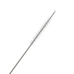 Набір багаторазових ложок-трубочок 6 шт для напоїв 19,5 см з щіткою Золотистий HP-20-56 - Зображення 4