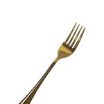 Набір приладів для подачі торта 4 предмети з нержавіючої сталі Золотистий HP-20-53 - Зображення 4