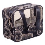 Набір прозорих жіночих косметичок 2 (шт) Чорний HP-16-1KB - Зображення 2