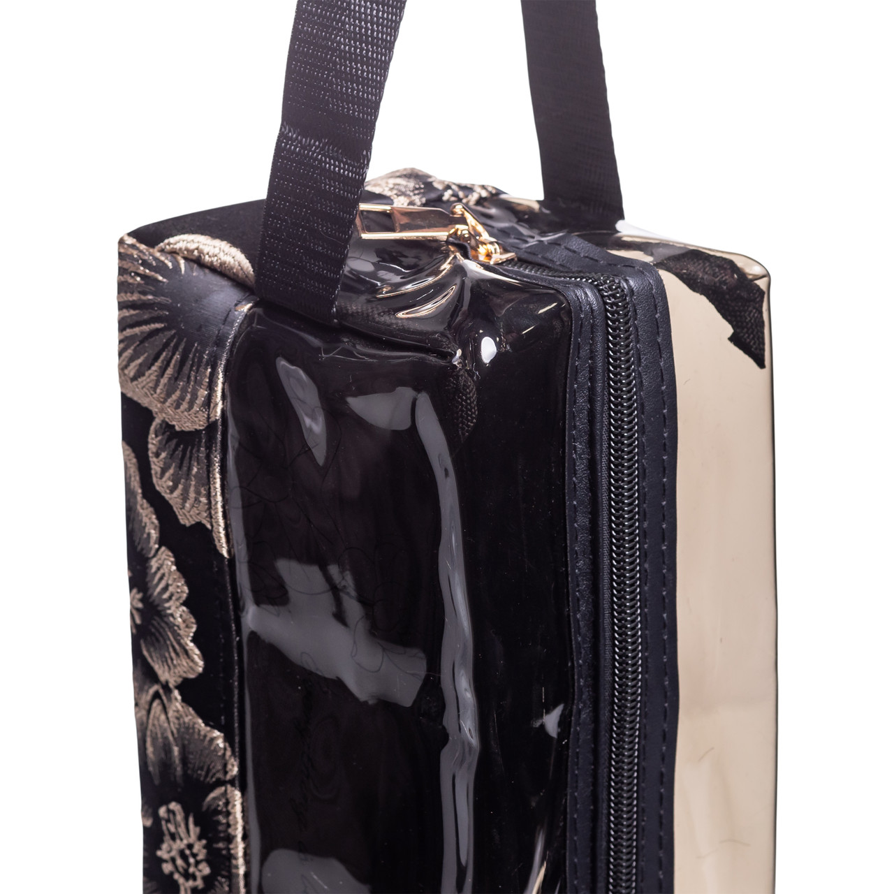 Набір прозорих жіночих косметичок 2 (шт) Чорний HP-16-1KB - Зображення 5