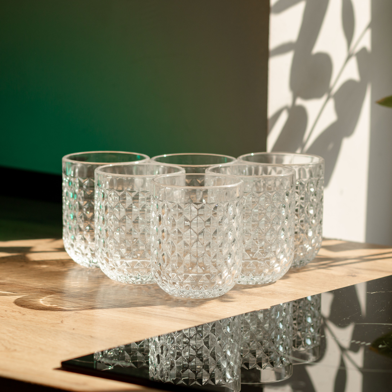 Набір склянок 6 шт по 250 мл Прозорий HP-19-105 - Зображення 5