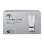 Набір з 6 склянок, 400 мл, для лимонаду, води, соку та коктейлів HP-16-9 - Зображення 4