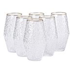 Набір з 6 склянок, 600 мл, для лимонаду, води, соку та коктейлів HP-16-2