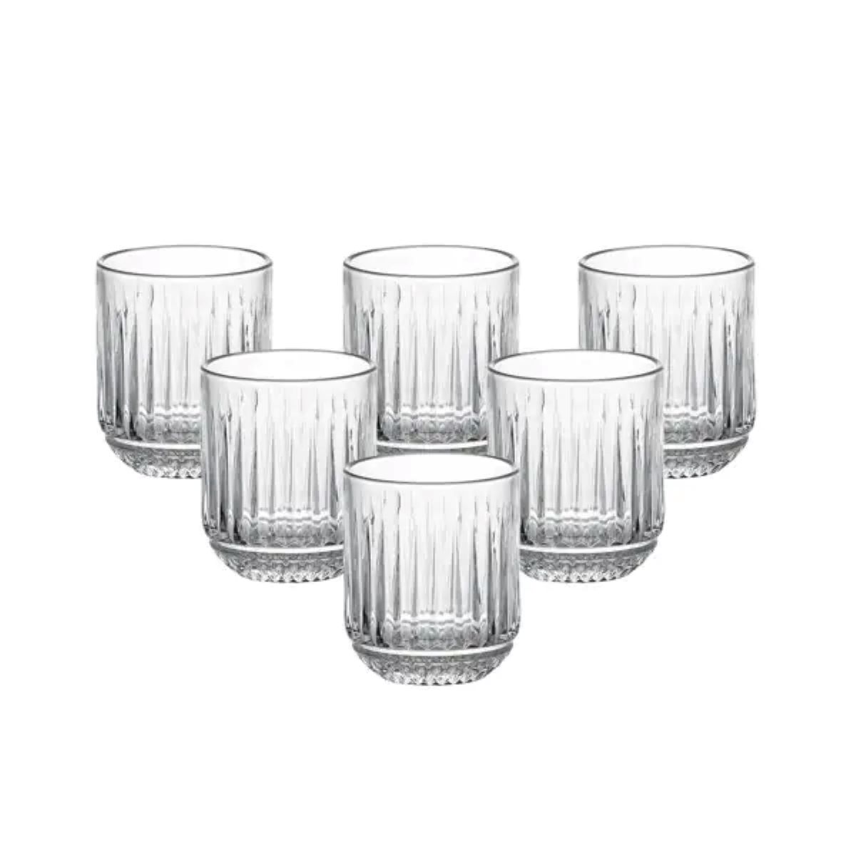 Набір склянок 6 шт по 250 мл із товстого скла HP4150 - Зображення 1