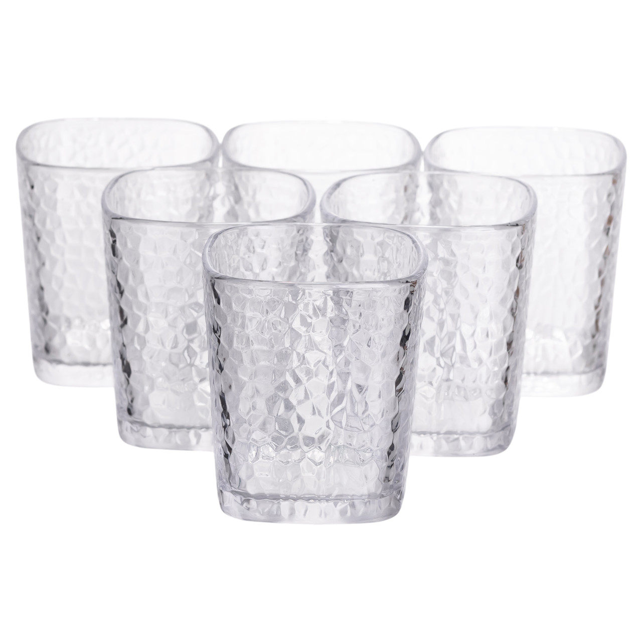 Набір склянок 6 (шт) 250 (мл) для лимонадів, соку, води, коктейлів Прозорий HP-19-AY-1 - Зображення 1