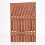 Набір скляних соломинок із щіточкою, багаторазові трубочки для коктейлів напоїв (8+1) 64486-83