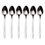 Набір столових ложок 6 штук нержавіючої сталі 21 (см) Срібло HP-8-27 - Зображення 2