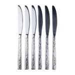 Набір столових ножів 6 шт нержавіюча сталь гальванічне покриття столовий набір HP96922