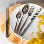 Набір столових приборів у футлярі на 6 осіб столовий набір 30 предметів у футлярі Срібло HP-20-27 - Зображення 4