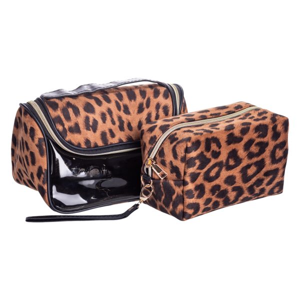 Набір велюрових жіночих косметичок 2 (шт) HP-16-2K