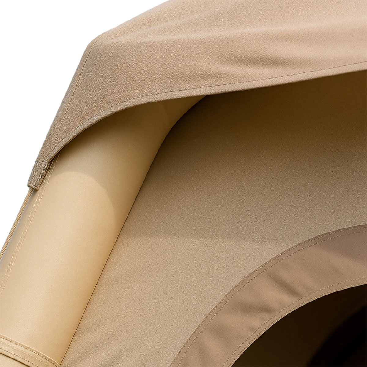 Надувний 3-місний намет 230×230×150 (см) для туризму та риболовлі намет з надувним каркасом Бежевий LU-021 - Зображення 3