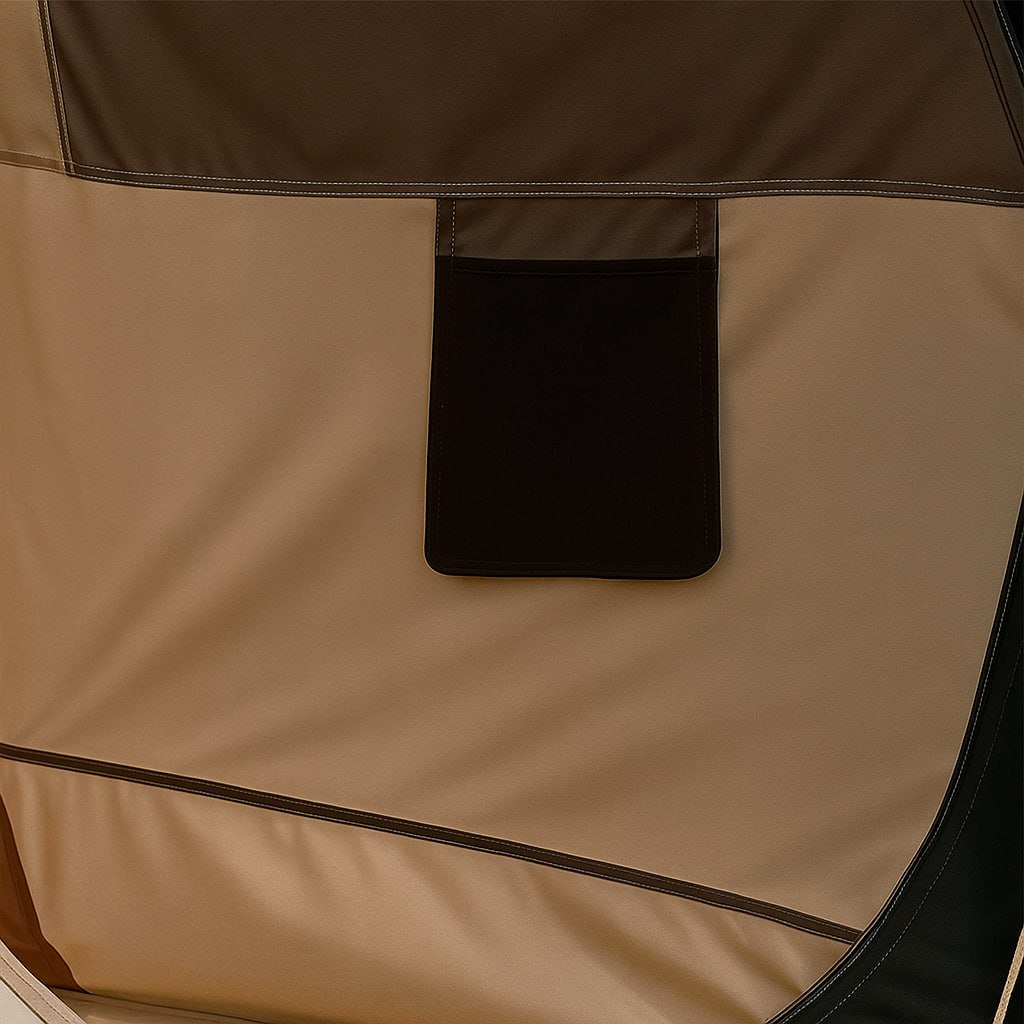 Надувний 3-місний намет 230×230×150 (см) для туризму та риболовлі намет з надувним каркасом Бежевий LU-021 - Зображення 4