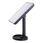 Настільне дзеркало з підсвічуванням 22 LED для макіяжу 21х16 см прямокутне на ніжці USB Чорне HP-10-4AB - Зображення 2