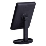 Настільне дзеркало з підсвічуванням 22 LED для макіяжу 21х16 см прямокутне на ніжці USB Чорне HP-10-4AB - Зображення 5