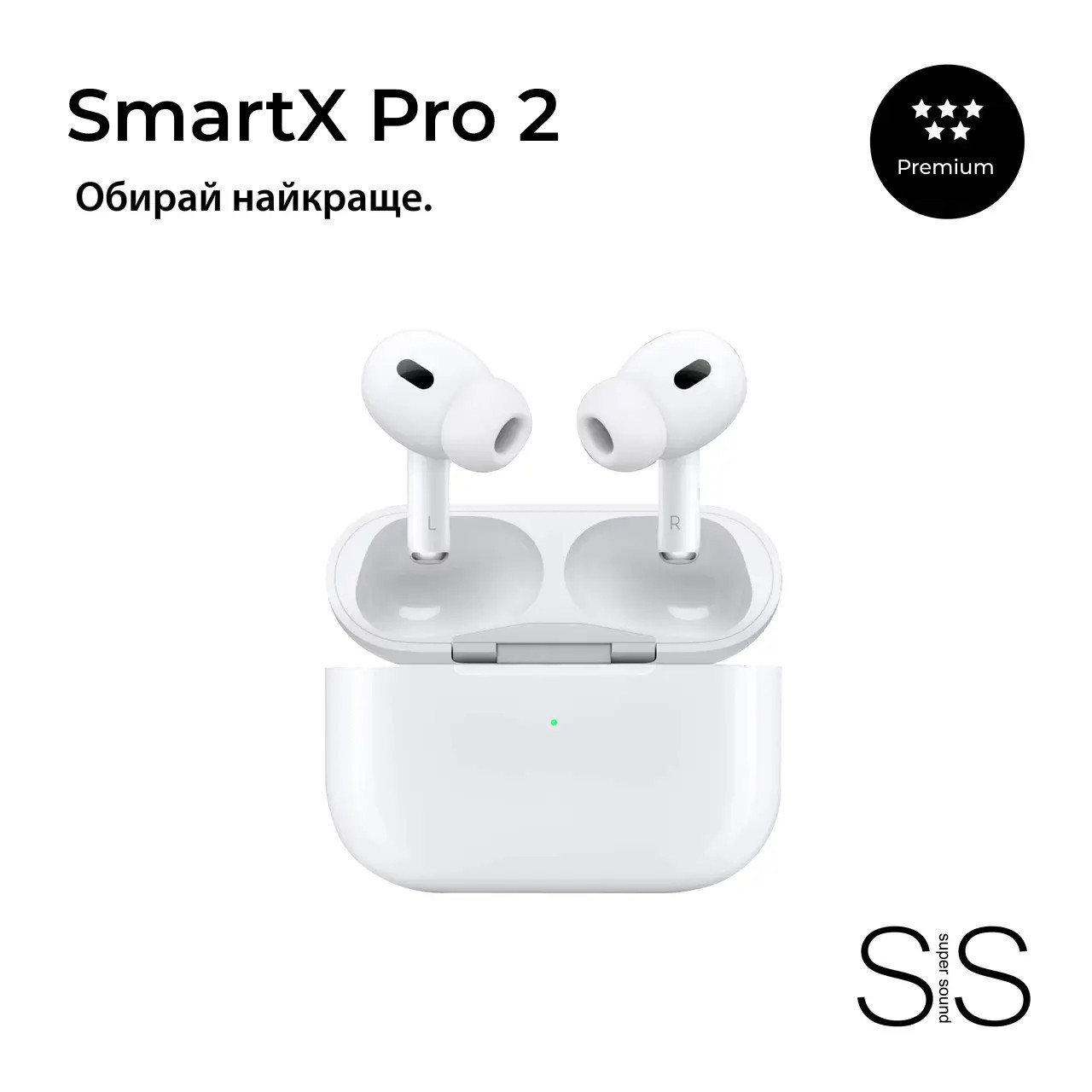naushniki_besprovodnye_smartx_pro_2_premium_bluetooth_premium_kachestvo_blyutuz_naushniki_aaa-1 Навушники бездротові TWS SmartX Pro 2 Premium Bluetooth навушники з мікрофоном SAP2P - Зображення 1
