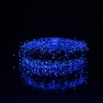 Новорічна гірлянда Хвойна лапа кімнатна роса 100 м 3000 LED зелений провід Синє сяйво D3000L100MGBL - Зображення 3