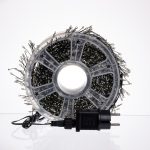 Новорічна гірлянда Хвойна лапа кімнатна роса 100 м 3000 LED зелений провід Синє сяйво D3000L100MGBL - Зображення 6