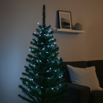 Новорічна гірлянда кімнатна нитка 10 м 120 LED білий провід Білий W120LED10MWW - Зображення 3