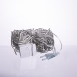 Новорічна гірлянда кімнатна нитка 14 м 160 LED кімнатна гірлянда білий провід Біле світло W160LED16MWW - Зображення 5