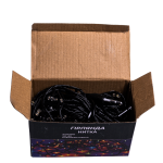 Новорічна гірлянда кімнатна нитка 14 м 160 LED кімнатна гірлянда чорний провід Біле світло W160LED16MBW - Зображення 5