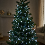 Новорічна гірлянда кімнатна нитка 18 м 180 LED білий провід Білий W180LED18MWW - Зображення 6