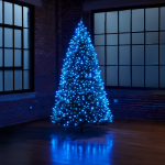 Новорічна гірлянда Хвойна лапа 100 м 3000 LED білий провід Синє сяйво D3000L100MWBL - Зображення 2