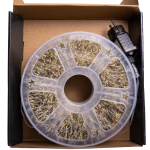 Новорічна гірлянда Хвойна лапа 100 м 3000 LED білий провід Синє сяйво D3000L100MWBL - Зображення 5