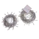 Новорічна гірлянда штора 2х2 м 80 LED кімнатна білий провід Жовтий ZWM2280LEDY - Зображення 6