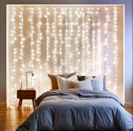 Новорічна гірлянда штора 3х3 м 192 LED кімнатна білий провід Білий ZWM33192LEDW - Зображення 3