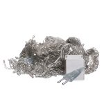 Новорічна гірлянда штора 3х3 м 192 LED кімнатна білий провід Жовтий ZWM33192LEDY - Зображення 4