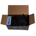 Новорічна гірлянда вулична 50 м 500 LED з сонячною батареєю чорний провід Білий SB500L50MBW - Зображення 2