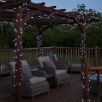 Новорічна гірлянда вулична 50 м 500 LED з сонячною батареєю чорний провід Білий SB500L50MBW - Зображення 5