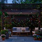 Новорічна гірлянда вулична 50 м 500 LED з сонячною батареєю чорний провід Мультиколір SB500L50MBML - Зображення 3