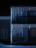 Вулична гірлянда Бахрома 36 м 600 LED білий провід Біле сяйво 36MWW - Зображення 3