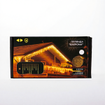 Новорічна гірлянда вулична Бахрома 6 м 105 LED білий провід Білий 6МWW - Зображення 4