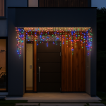 Новорічна гірлянда вулична Бахрома 6 м 105 LED чорний провід Мультиколор 6МBML - Зображення 3