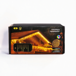 Новорічна гірлянда вулична Бахрома 6 м 105 LED чорний провід Мультиколор 6МBML - Зображення 5