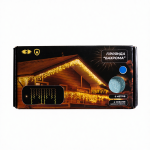 Новорічна гірлянда вулична Бахрома 6 м 105 LED чорний провід Синій 6МBBL - Зображення 3