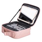 Органайзер косметичка з еко шкіри з дзеркалом та підсвічуванням 26×22×9 см HP-10-2AP - Зображення 3