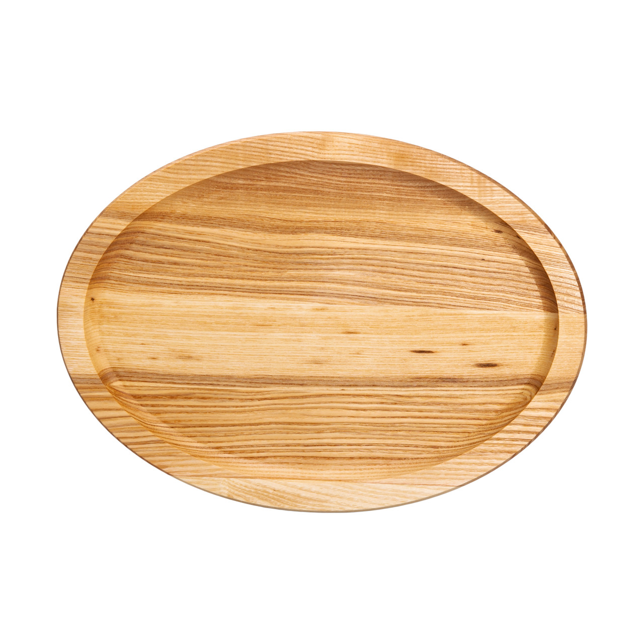 ovalnaya_servirovochnaya_doska_35_25_sm_dlya_podachi_narezok_shashlyka_steyka_yasen-1 Овальна дошка 35×25 см для подачі нарізок, ясен T26W250 - Зображення 1