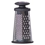 Овальна терка для овочів і фруктів 8×4×15,5 (см) багатофункціональна з нержавіючої сталі HP-8-16 - Зображення 2